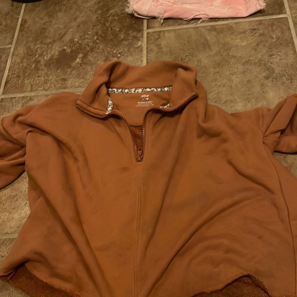 american eagle crop sweatshirt